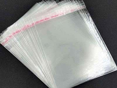 Saco Plástico PP Adesivado Transparente 250 Unidades