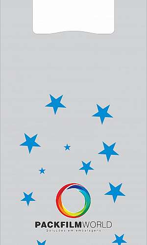 Sacola plástica transparente Sacola plástica transparente