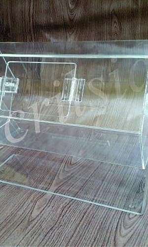 Urna de acrílico pequena Urna de acrílico pequena